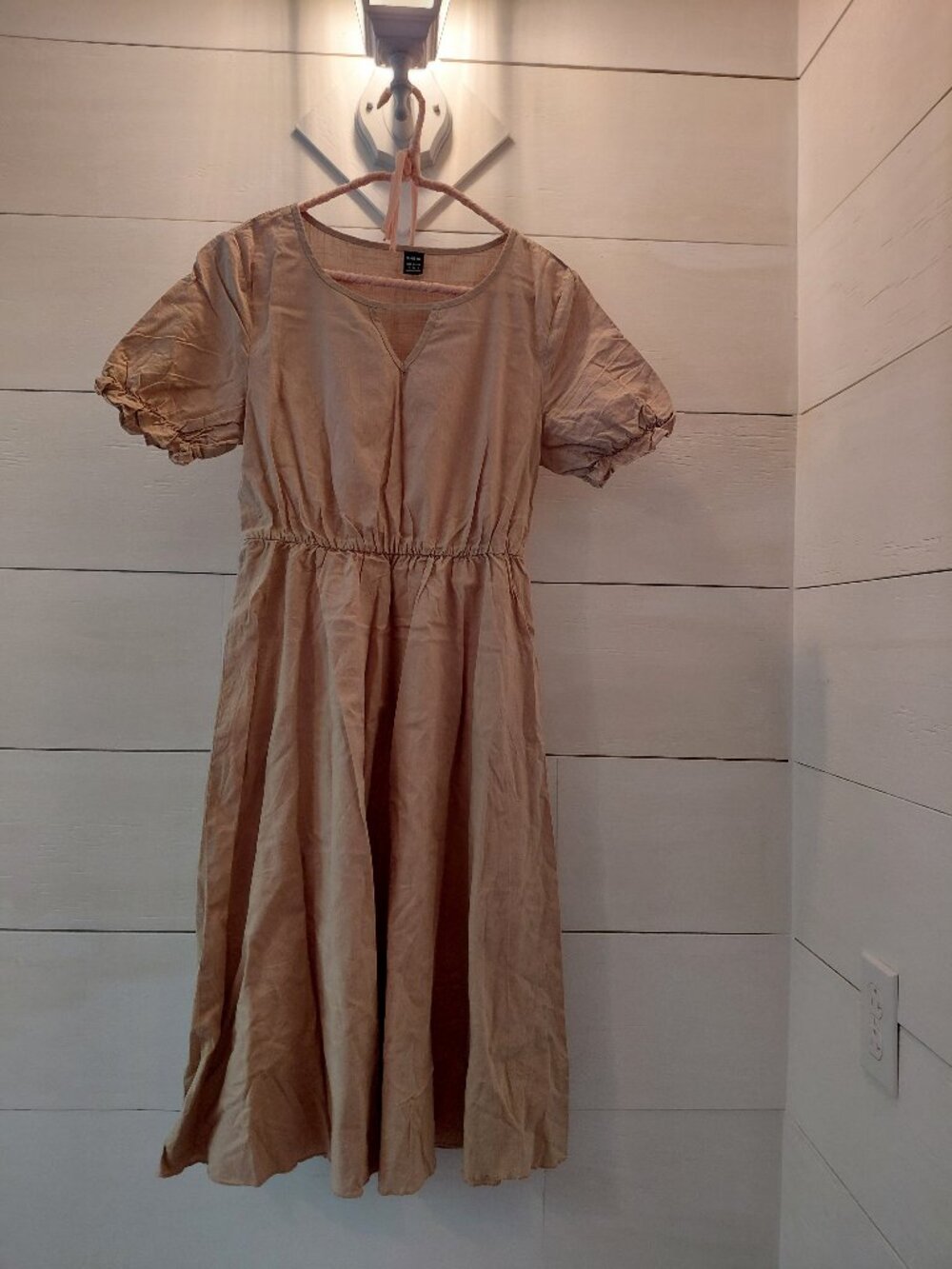 Beige Cream Cottagecore Dress S